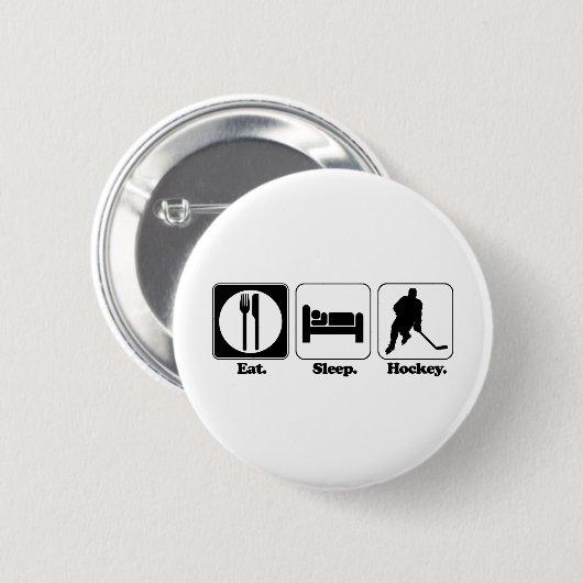 Schlafhockey Button (Vorne & Hinten)