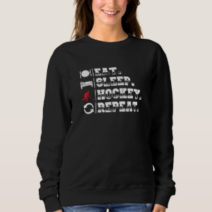 Schlafhockey  Geschenkidee für Spieler Sweatshirt