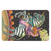 SCHLAFHOLLOW CIRCUS CLOWN, UNICORN ZEBRA MAGNET (Horizontal)