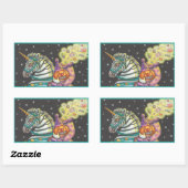 SCHLAFHOLLOW CIRCUS CLOWN, ZEBRA UNICORN STICKERS (Blatt)