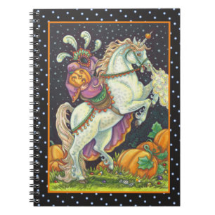SCHLAFHOLLOW HEADLESS HORSEWOMAN, HALLOWEEN NOTIZBLOCK