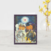 SCHLAFHOLLOW WEDD HALLOWEEN NOTE CARD Blank Karte (Gelbe Blume)