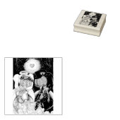 SCHLAFHOLLOW WEDD, HALLOWEEN RUBBER-BRIEFMARKE GUMMISTEMPEL (Stempel)