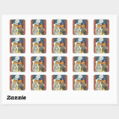 SCHLAFHOLLOW WEDD HALLOWEEN STICKERS SHEET Squ (Blatt)