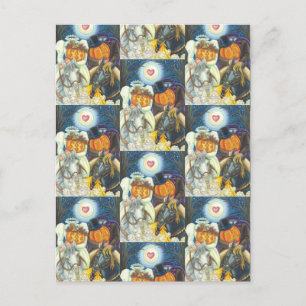 SCHLAFHOLLOW WEDD, HEADLESS HORSEMAN HALLOWEEN POSTKARTE