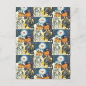 SCHLAFHOLLOW WEDD, HEADLESS HORSEMAN HALLOWEEN POSTKARTE (Vorderseite)