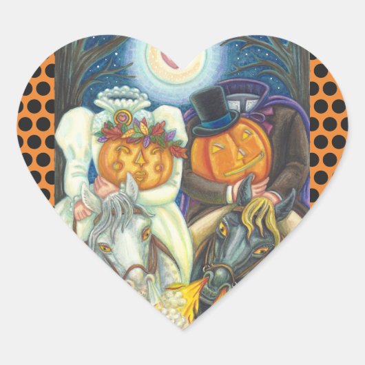 SCHLAFHOLLOW WEDDING HALLOWEEN STICKERS SHEED (Vorderseite)