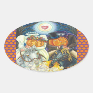SCHLAFHOLLOW WEDDING HALLOWEEN STICKERS SHEED