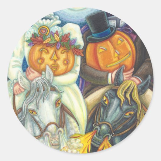 SCHLAFHOLLOW WEDING HALLOWEEN STICKERS RAND (Vorderseite)