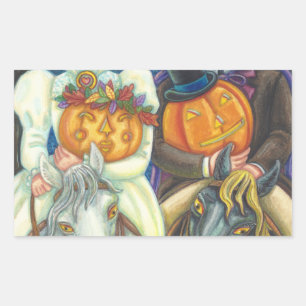 SCHLAFHOLLOW WEDING HALLOWEEN STICKERS SHEET REc