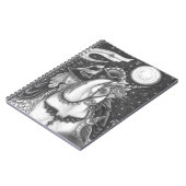 SCHLAFHOLZ, HEADLESS GOTHIC WITCH, UNICORN, OWL NOTIZBLOCK (Linke Seite)