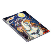 SCHLAFHOLZ, HEADLESS GOTHIC WITCH, UNICORN, OWL NOTIZBLOCK (Rechte Seite)