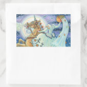 SCHLAFHOLZBRIDE, UNICORN STICKERS SHEET REc (Tasche)