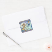 SCHLAFHOLZBRIDE, UNICORN STICKERS SHEET Squ (Umschlag)
