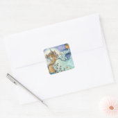 SCHLAFHOLZBRIDE, UNICORN STICKERS SHEET Squ (Umschlag)