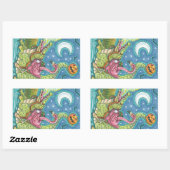 SCHLAFHOLZPINK FLAMINGO STICKERS SHEET REc (Blatt)