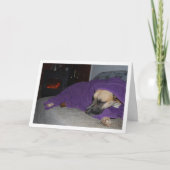 Schlafhund am Feuerplatz Karte (Vorderseite)