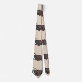 Schlafhund Australischer Hirte Tier Lover ZZZ Krawatte (Vorderseite)