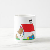 Schlafhund in einem Hundehaus Kaffeetasse (Mittel)