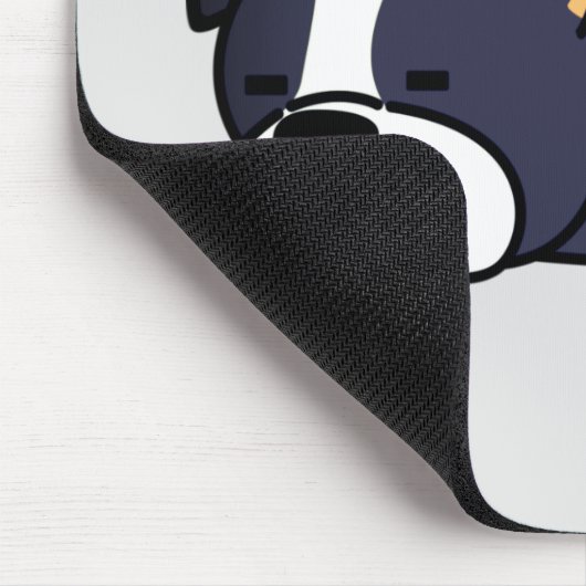 Schlafhund Mousepad (Ecke)