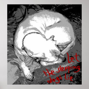 Schlafhund (Plakat) Poster