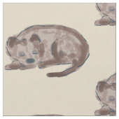 Schlafhundeanzeige Stoff (Nahaufnahme)