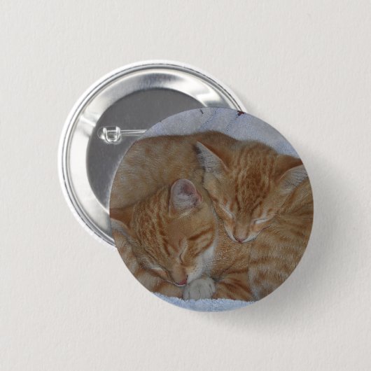 Schlafkätzchen Button (Vorne & Hinten)