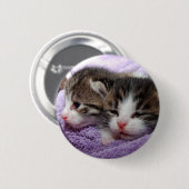 Schlafkätzchen Button (Vorne & Hinten)
