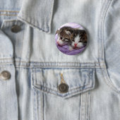 Schlafkätzchen Button (Beispiel)