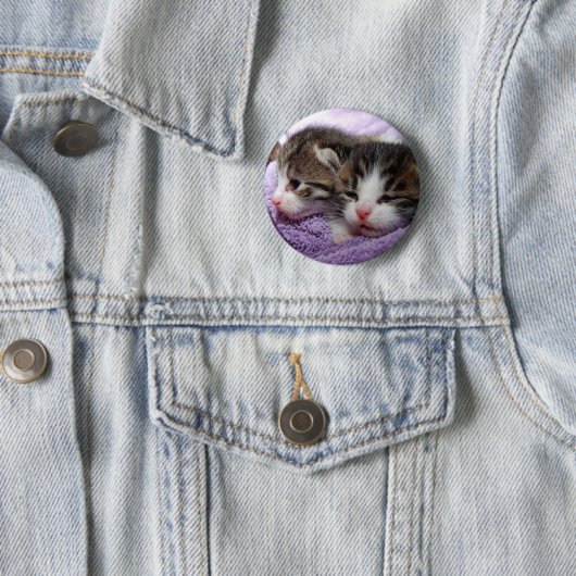 Schlafkätzchen Button (Beispiel)