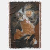 Schlafkätzchen Decke (Vorderseite Vertikal)