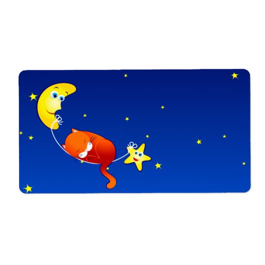 Schlafkätzchen, Etikett (Vorne)