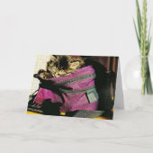 Schlafkätzchen in Purzelbäumen verpassen Sie nicht Karte (Vorderseite)