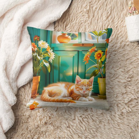 Schlafkätzchen Kissen (Decke)