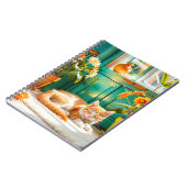 Schlafkätzchen Notizblock (Linke Seite)