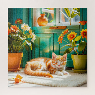 Schlafkätzchen Puzzle