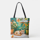 Schlafkätzchen Tasche (Rückseite)