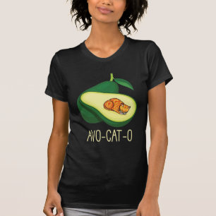 Schlafkatze Avocado Niedliches Gemüsepflanzchen P T-Shirt