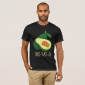 Schlafkatze Avocado Niedliches Gemüsepflanzchen Pu T-Shirt (Vorne ganz)