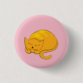 Schlafkatze Button (Vorderseite)