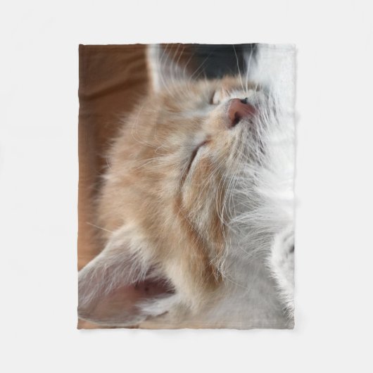 Schlafkatze Fleecedecke (Vorderseite)