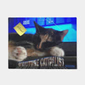 Schlafkatze Fußmatte (Vorderseite)