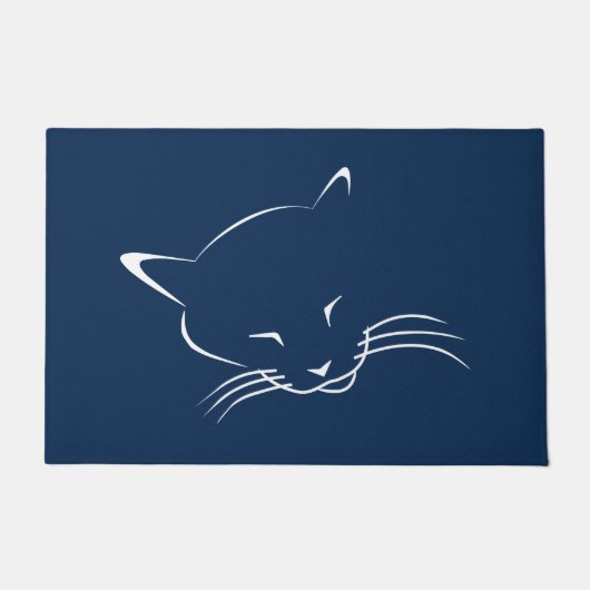 Schlafkatze Fußmatte (Vorderseite)