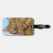 Schlafkatze Gepäckanhänger (Rückseite horizontal)