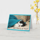 Schlafkatze gut ausweisen karte (Gelbe Blume)