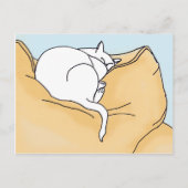 Schlafkatze I Postkarte (Vorderseite)