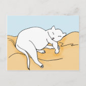 Schlafkatze II Postkarte (Vorderseite)
