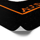 Schlafkatze, Julie de Graag Poster (Ecke)