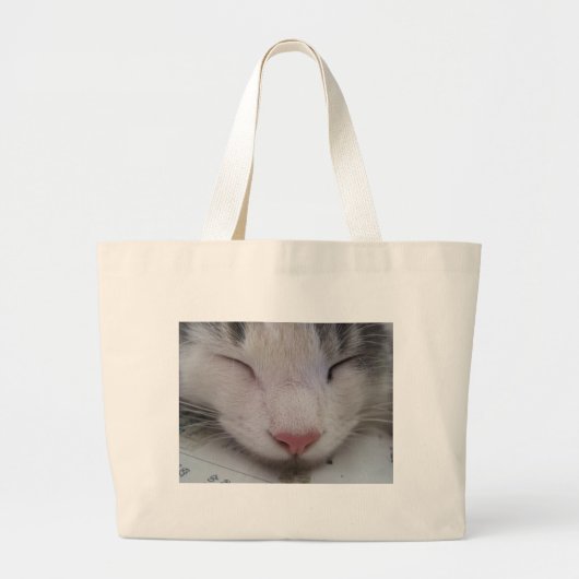 Schlafkatze Jumbo Stoffbeutel (Vorne)