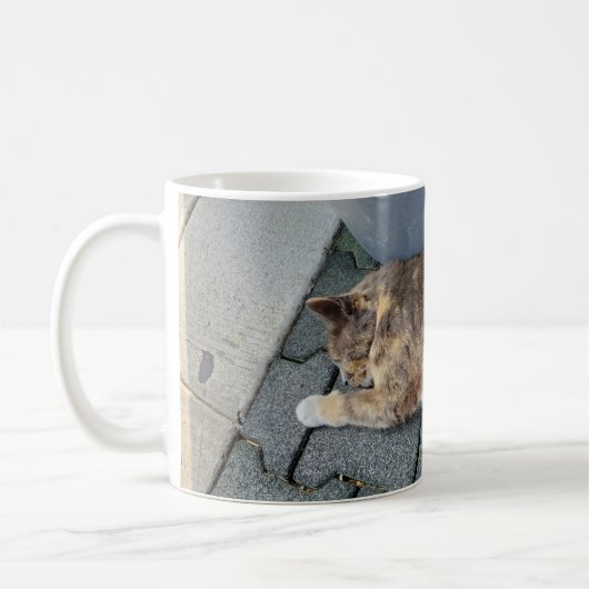 Schlafkatze Kaffeetasse (Links)